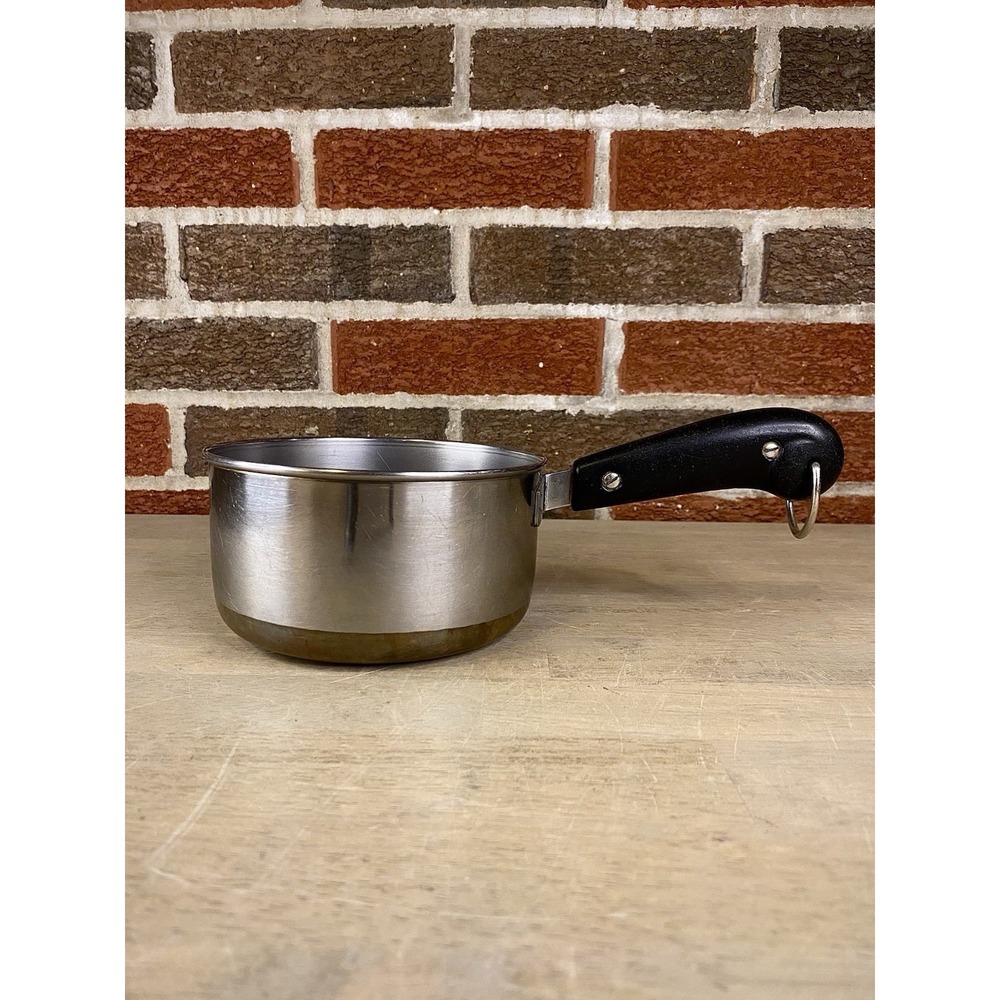 REVERE WARE 2 Qt Saucepan PRE-1968 Copper Bottom USA